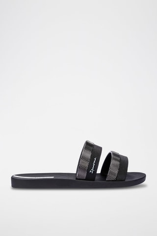 Muiltjes Ipanema Mesh Slide -  Zwart