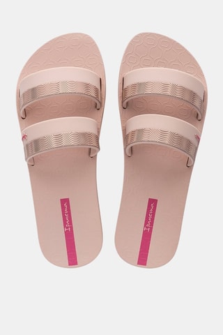 Mules Ipanema Mesh Slide -  Rose