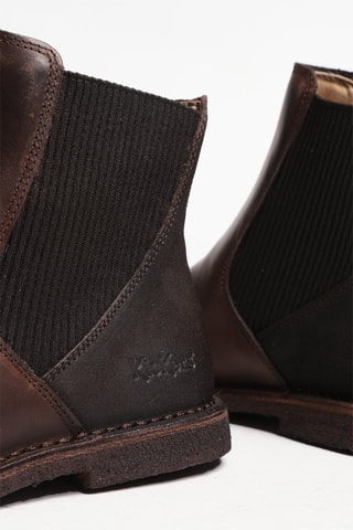 Leren Chelsea Boots Tinto - Donkerbruin - Kickers