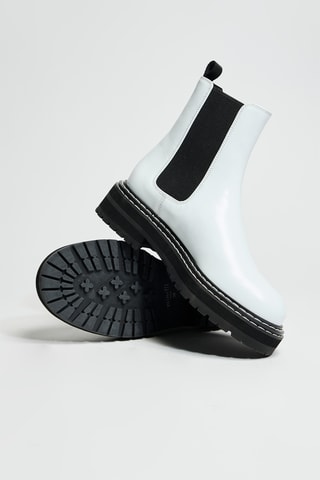 Leren Chelsea Boots - Wit
