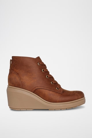 Leren Enkellaarzen Gala - Bruin - Skechers