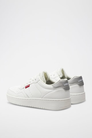 Sneakers Nouveau Mini Union - Wit en Zilverkleurig - Levi's