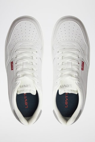 Sneakers Nouveau Mini Union - Wit en Zilverkleurig - Levi's