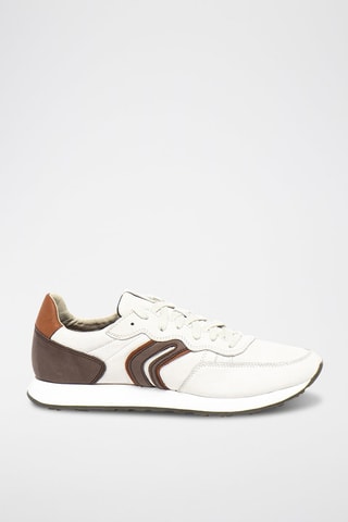 Leren Sneakers Vincit - Wit - Geox