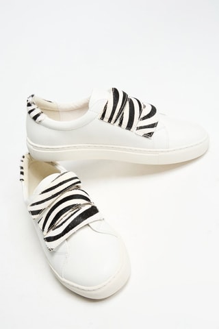 Leren Sneakers - Wit - Cosmoparis