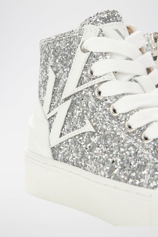 Hoge Sneakers Lina - Zilverkleurig