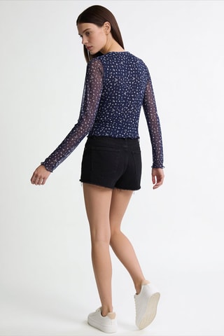 Top - Marineblauw