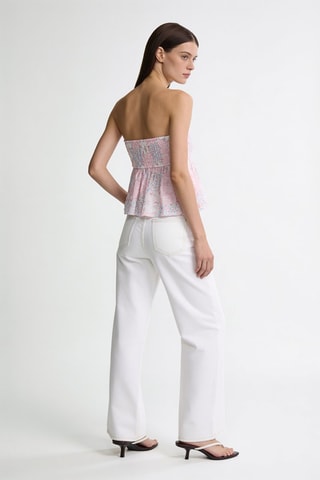 Strapless Top - Roze