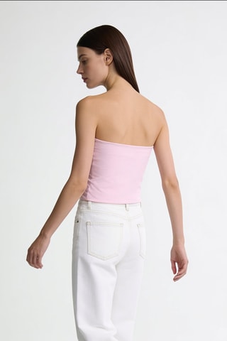 Strapless Top - Lichtroze