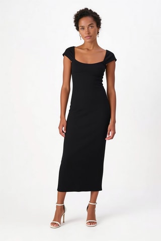 Robe fourreau - Noir