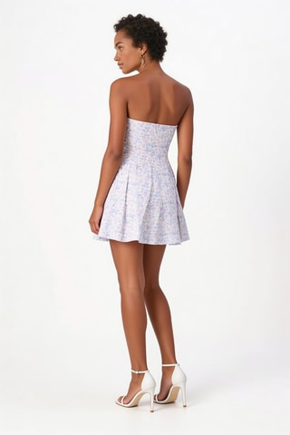 Strapless Jurk - Wit