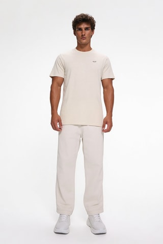 5 T-shirts - Blauw en Beige