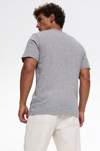 T-shirt - Gemêleerd Grijs