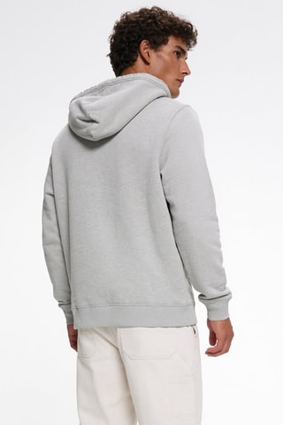 Sweater met Capuchon - Lichtgrijs