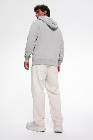 Sweater met Capuchon - Lichtgrijs