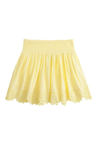 Rok Hoge Taille - Zachtgeel