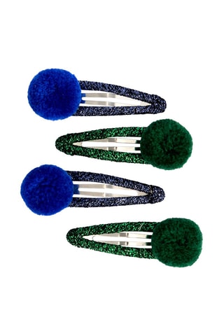 2 paia di fermagli per capelli - Verde - Du Pareil Au Même