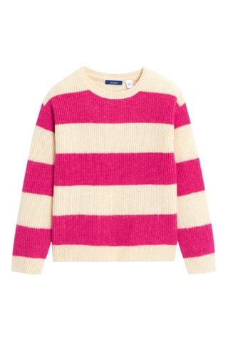 Pull - Rose et blanc - Okaïdi