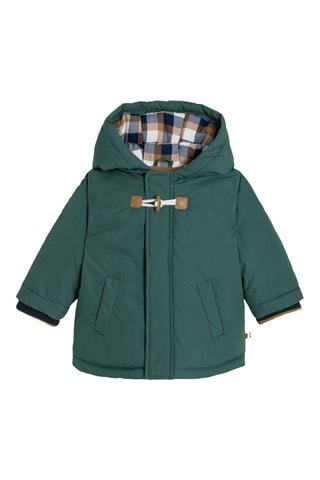 Parka con cappuccio - Verde scuro - Obaïbi - Okaïdi