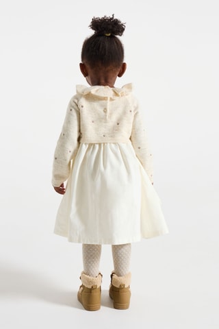 Abito effetto trompe-l’œil - Beige melange - Obaïbi - Okaïdi