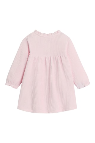 Abito a camicia in velluto - Rosa - Obaïbi