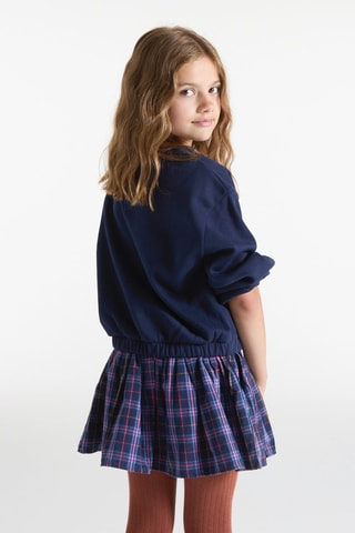 Robe trompe-l’œil - Bleu foncé - Obaïbi - Okaïdi