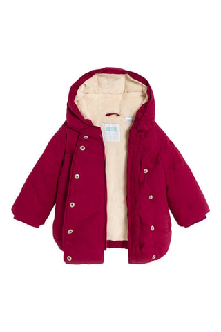 Piumino con cappuccio - Fucsia - Obaïbi