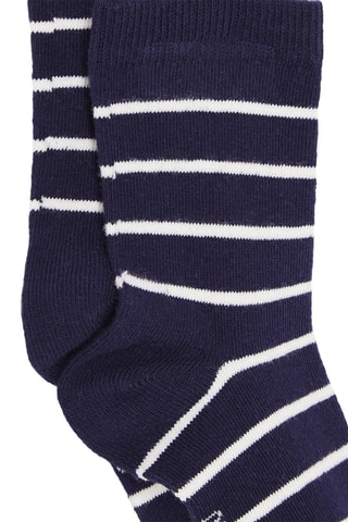 Calze stampa a righe bambino - Beige - Du Pareil Au Même