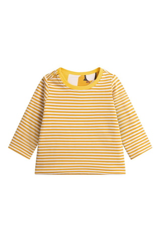 T-shirt double face - Senape ed ecrù - Du Pareil Au Même