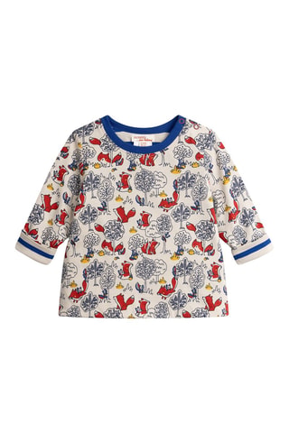 T-shirt réversible - Ecru et bleu foncé - Du Pareil Au Même