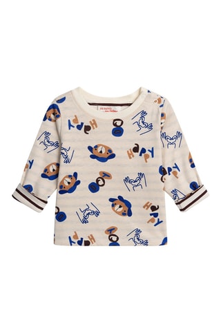 T-shirt réversible - Ecru - Du Pareil Au Même