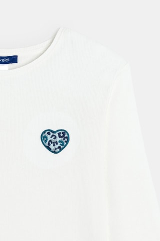 T-shirt - Blanc - Okaïdi