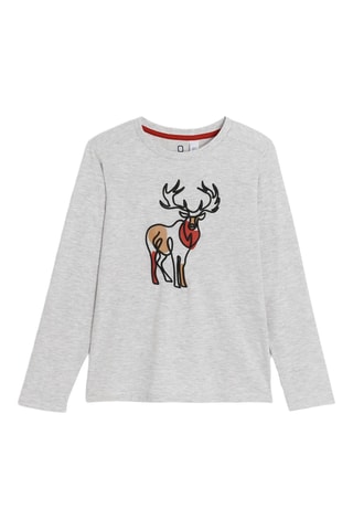 T-shirt - Grigio chiaro melange - Okaïdi