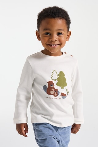 T-shirt - Ecru - Obaïbi - Okaïdi
