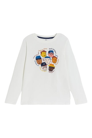 T-shirt - Ecru - Obaïbi - Okaïdi