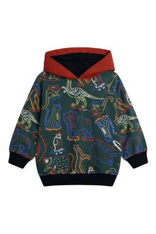 Sweat à capuche - Vert foncé - Du Pareil Au Même