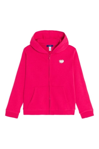 Felpa con cappuccio - Fucsia - Obaïbi - Okaïdi