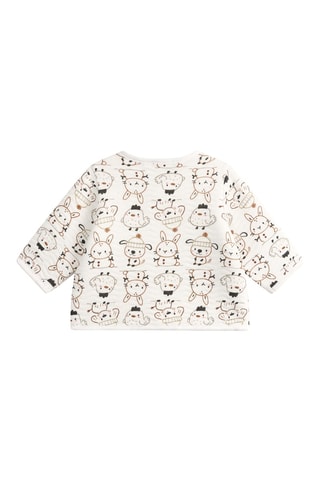 Cardigan double face - Ecrù - Du Pareil Au Même