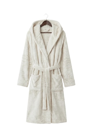 Albornoz con capucha - Beige