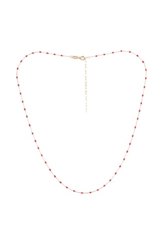 Collier Amada Rouge - Or jaune