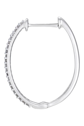 Boucles d'oreilles Aitana - Or blanc et diamants