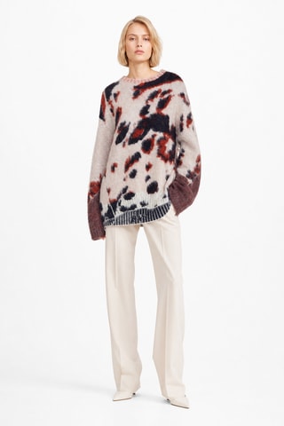 Scheerwollen en Alpacawollen Trui - Multicolor