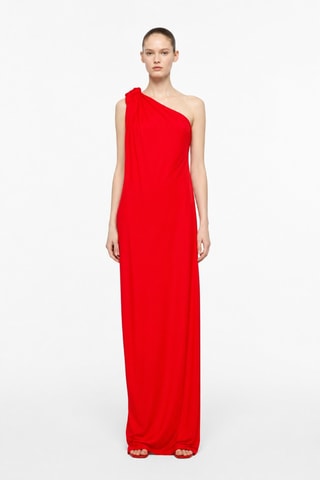 Asymmetrische Jurk - Rood