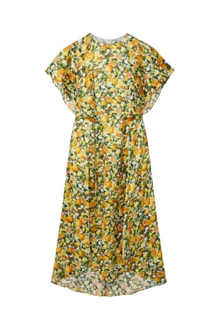 Zijden Midi-jurk - Multicolor