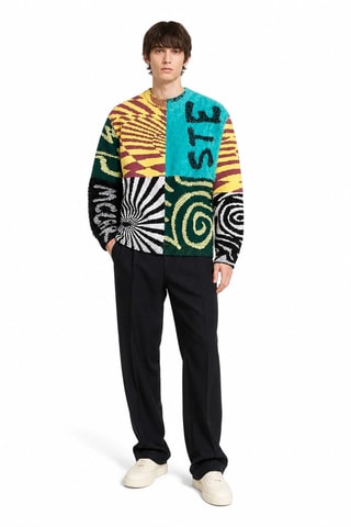 Scheerwollen Trui - Multicolor