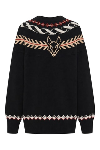 Scheerwollen Trui-jurk - Multicolor