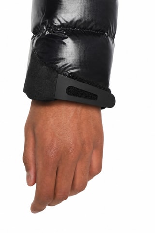 Gewatteerde Jas met Capuchon - Zwart