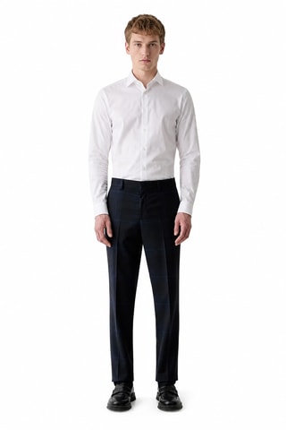 Wollen Pantalon - Blauw