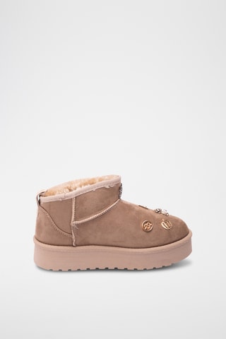 Botines forrados - Negro