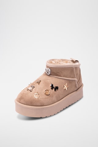 Botines forrados - Negro
